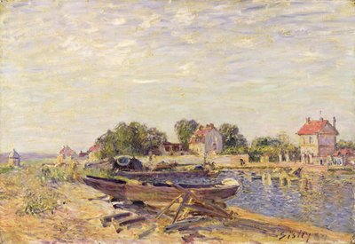 Il Loing a Saint-Mammes da Alfred Sisley